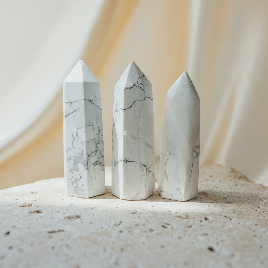 Natural White Howlite