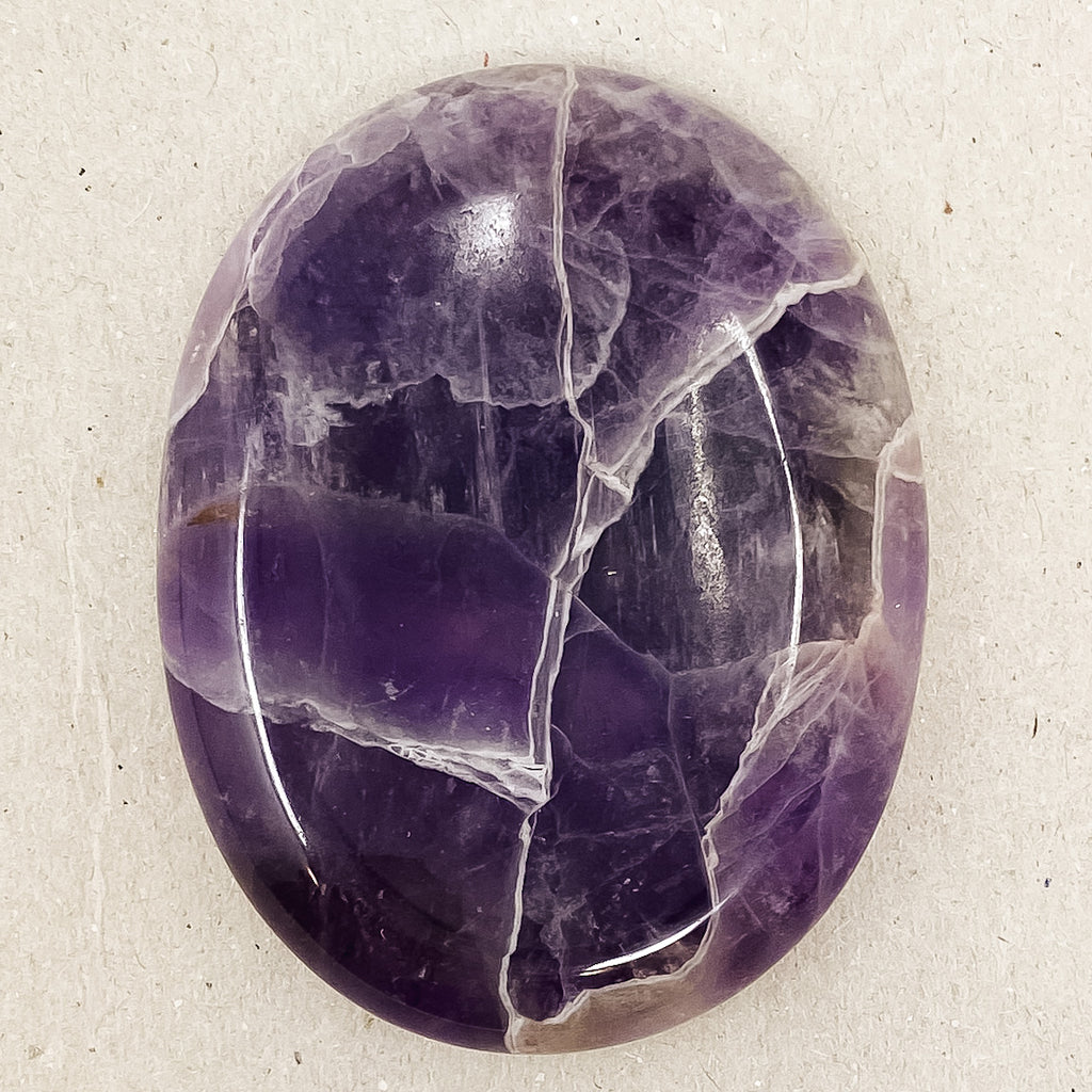 Natural Amethyst Worry Stones