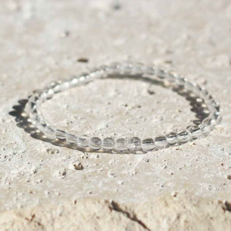 Clear Quartz Gemstone Bracelet