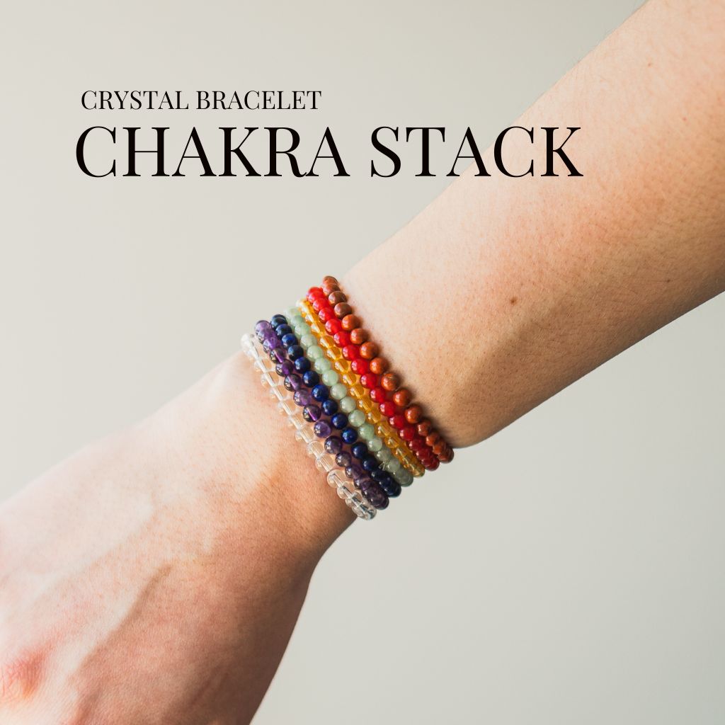 7 Chakra Gemstone Bracelet Stack