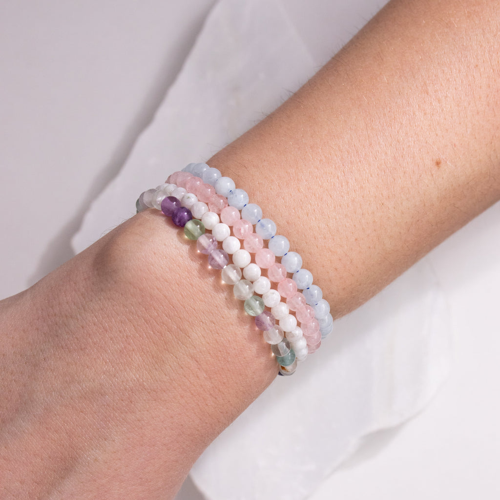 Aquarius Gemstone Bracelet Stack