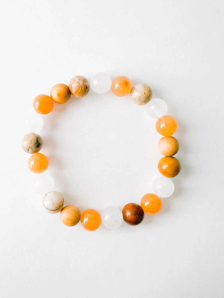 Cancer Zodiac Diffuser Gemstone Bracelet