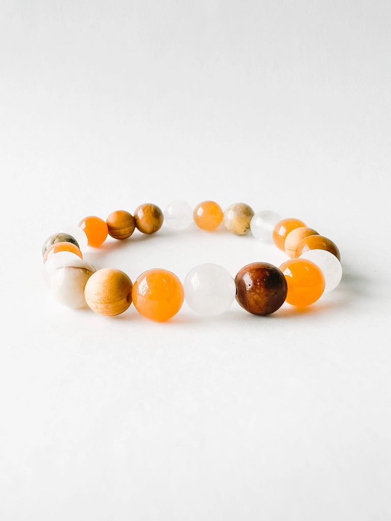 Cancer Zodiac Diffuser Gemstone Bracelet