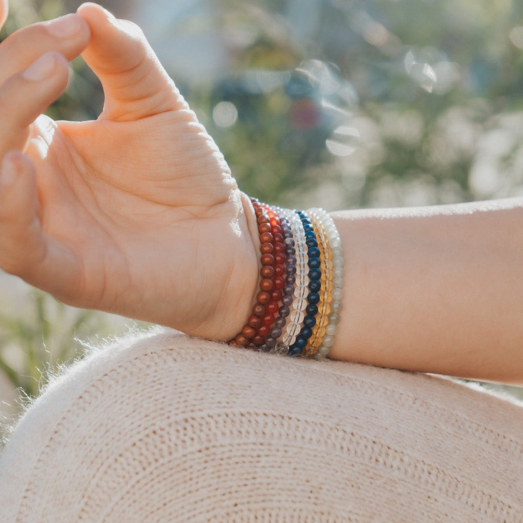 7 Chakra Gemstone Bracelet Stack