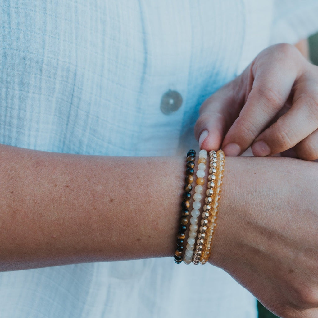 Peace & Harmony Gemstone Bracelet Stack