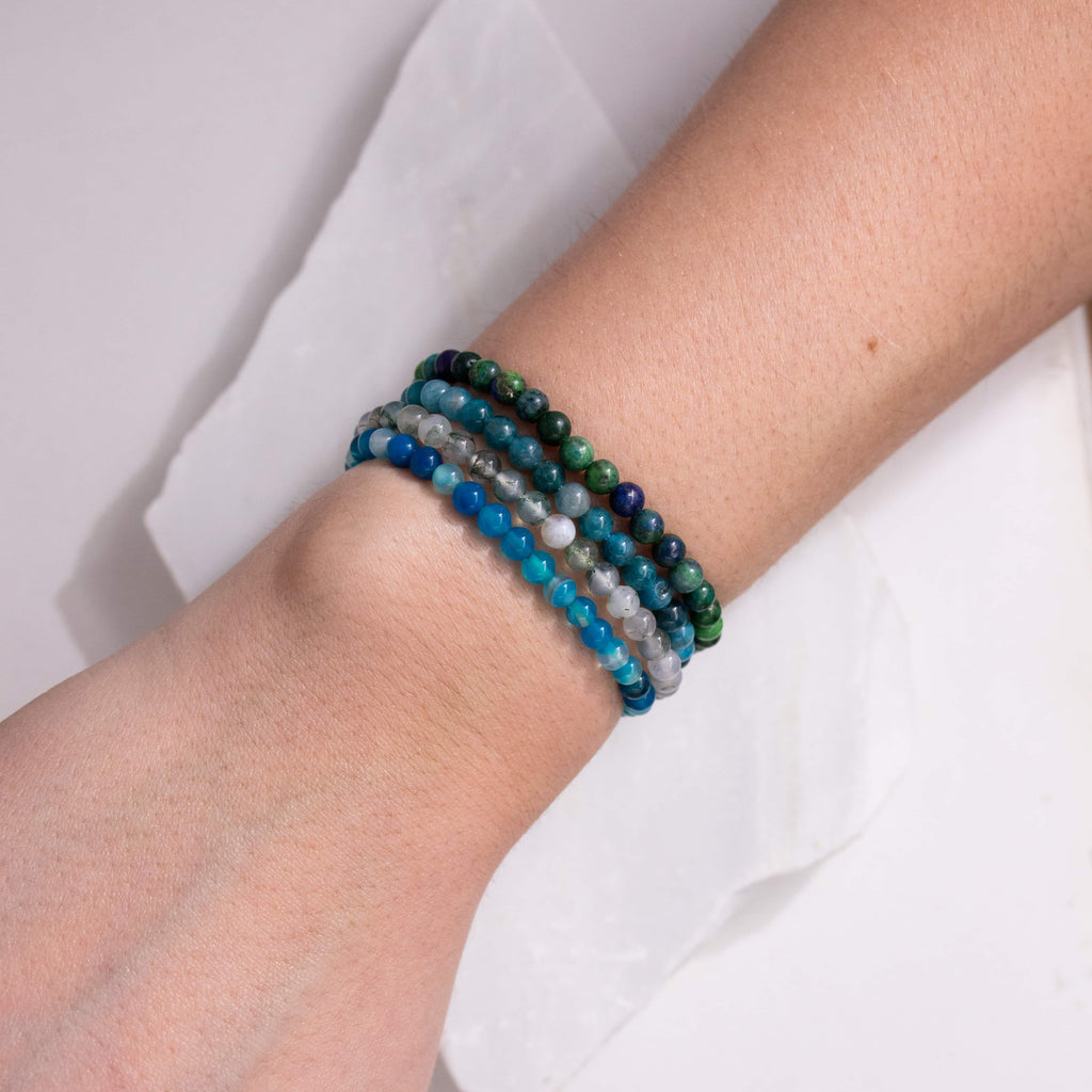 Gemini Gemstone Bracelet Stack