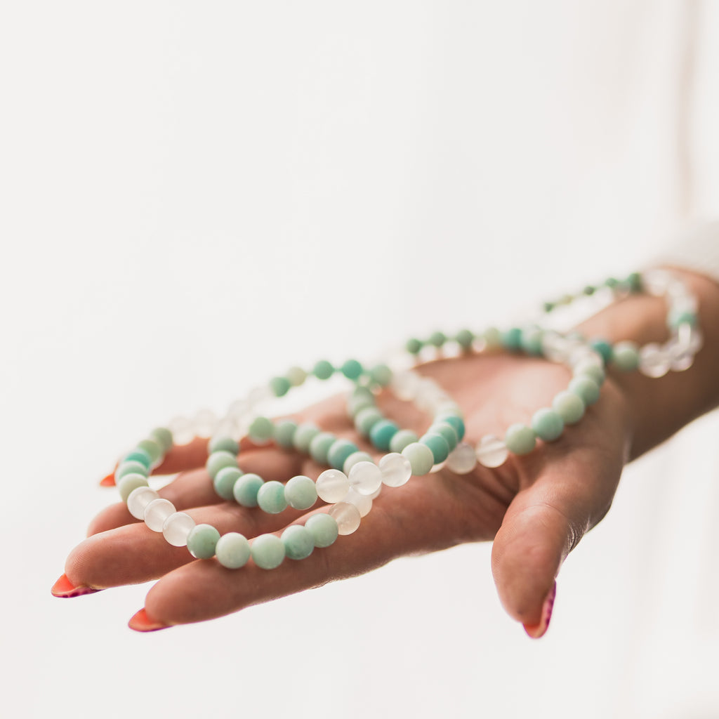 8MM Chunky Gemstone Bracelets - Set Intentions Collection