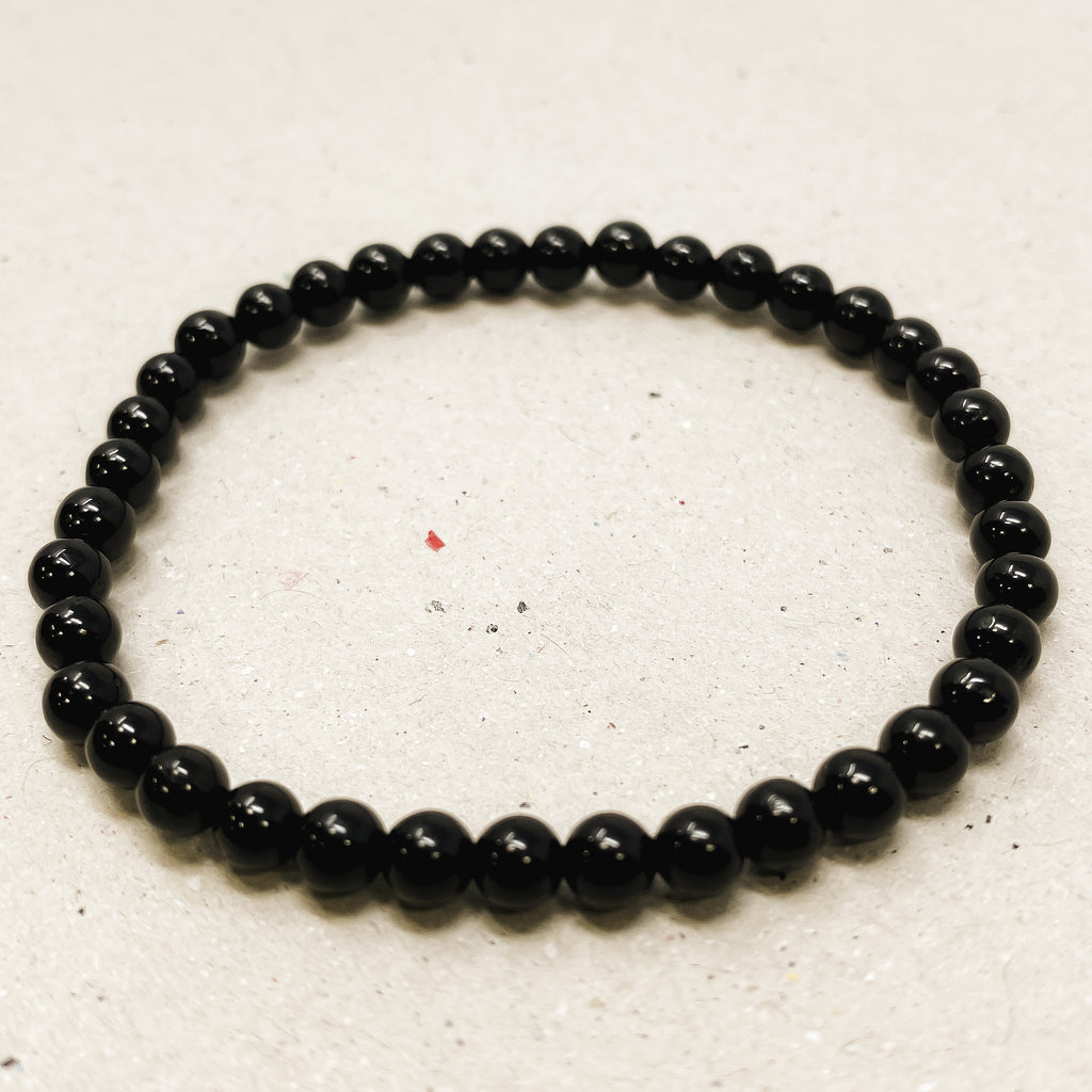 Black Agate Gemstone Bracelet