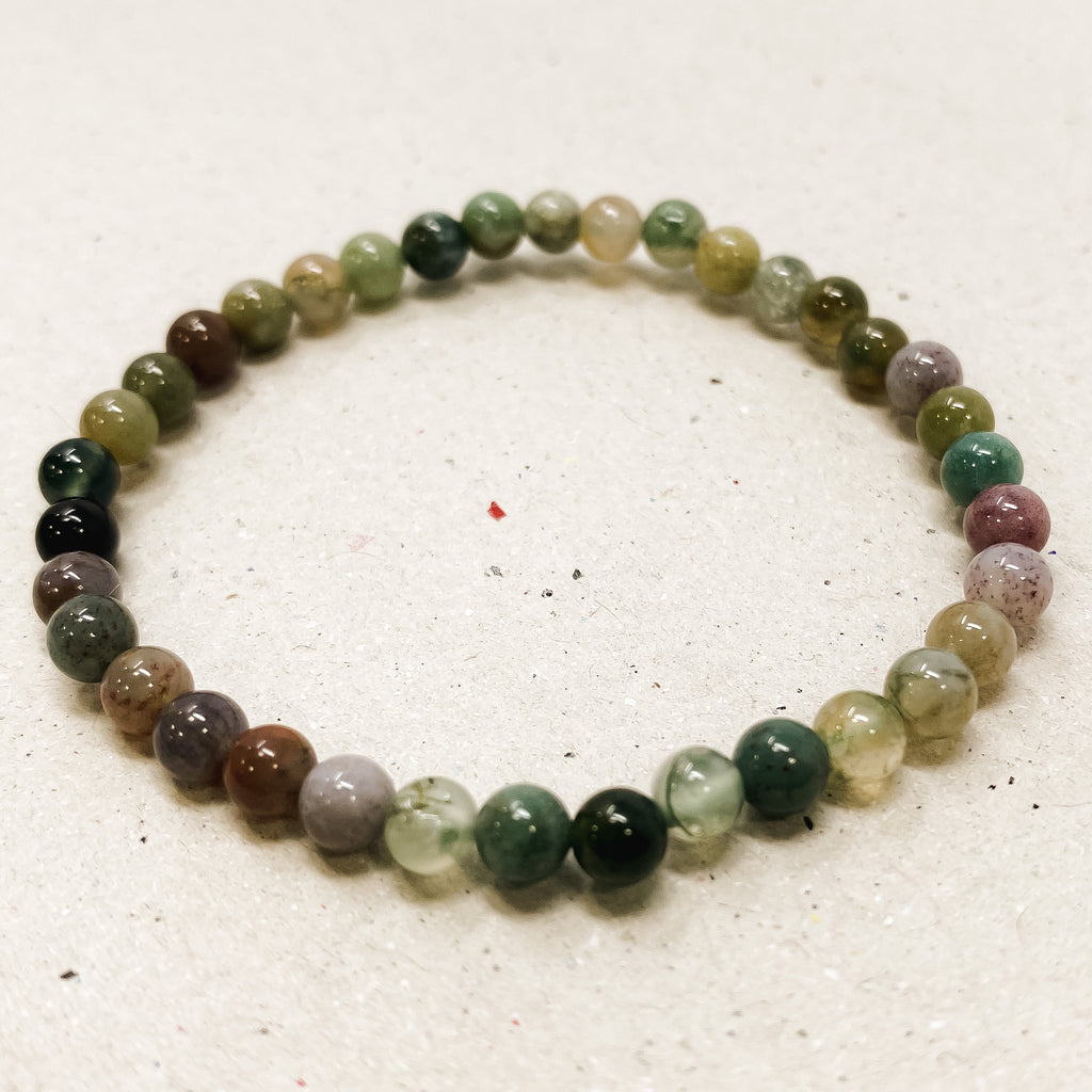 Indian Agate Gemstone Bracelet