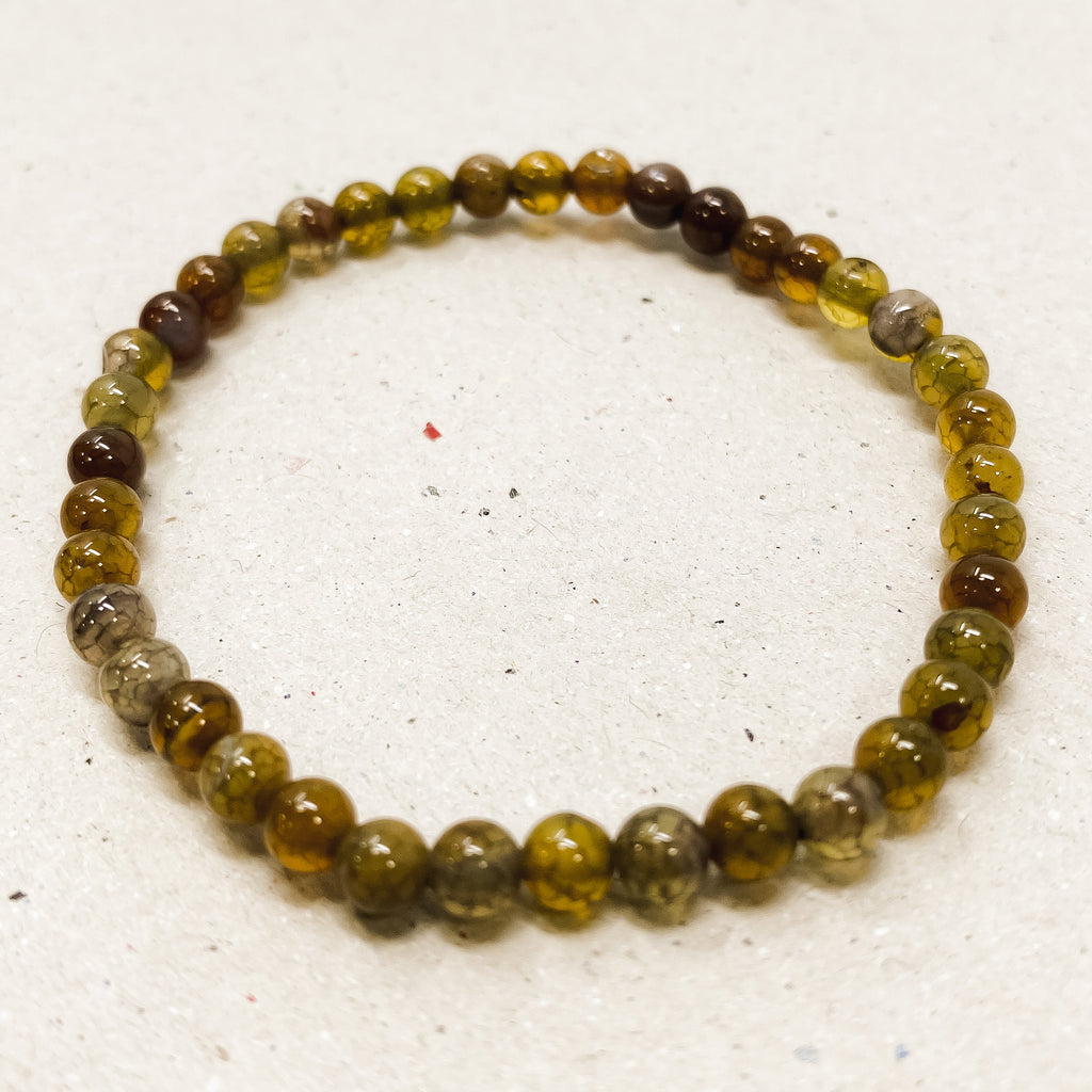 Popcorn Agate Gemstone Bracelet
