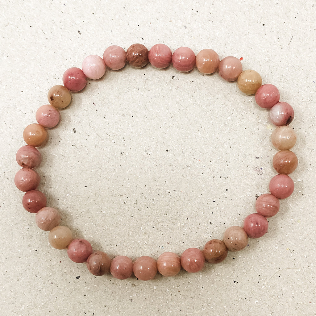 Rhodonite Gemstone Bracelet