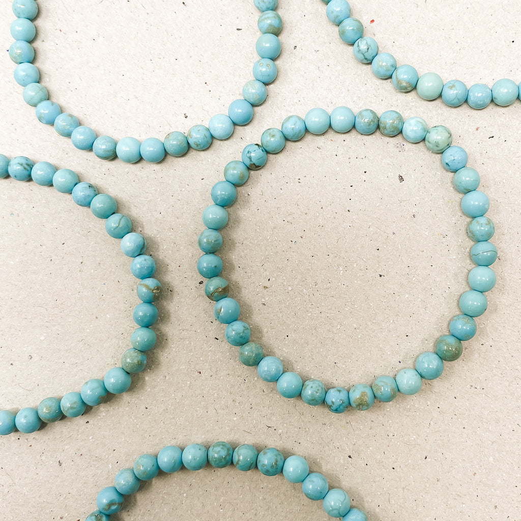 Turquoise Howlite Gemstone Bracelet