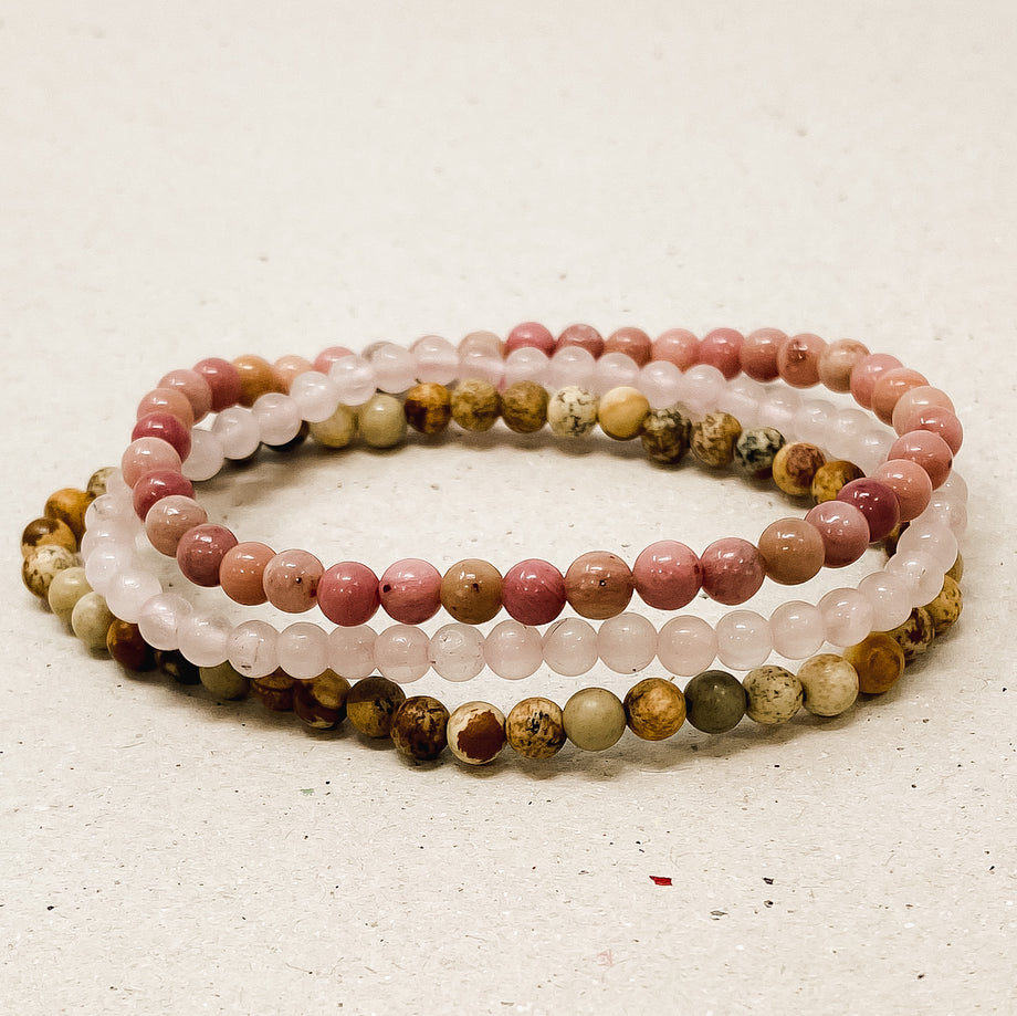 Love & Friendship Natural Gemstone Stack – Kumi Oils