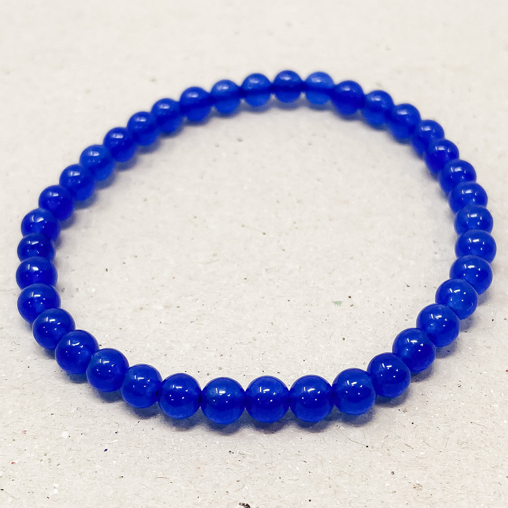 Blue Chalcedony Gemstone Bracelet