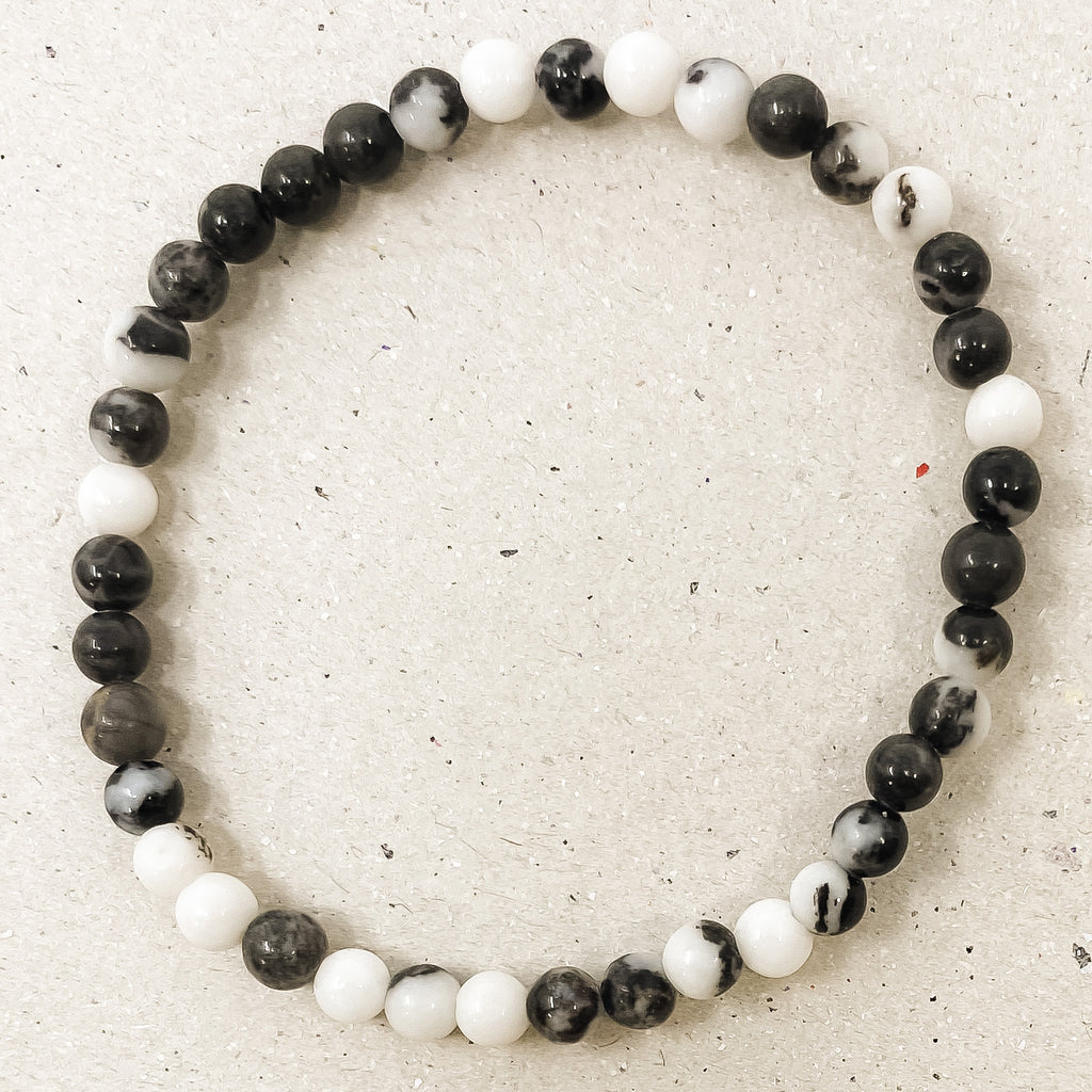 Zebra Jasper Gemstone Bracelet