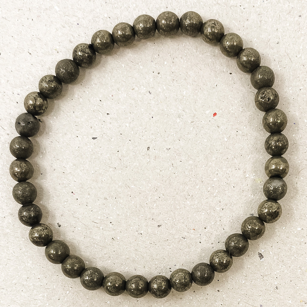 Pyrite Gemstone Bracelet