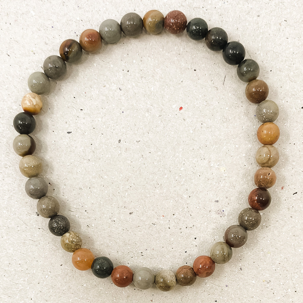 Picture Jasper Gemstone Bracelet