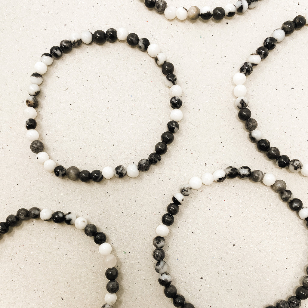 Zebra Jasper Gemstone Bracelet