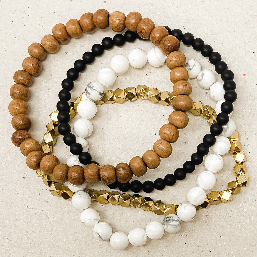 Serenity Diffuser Bracelet Stack