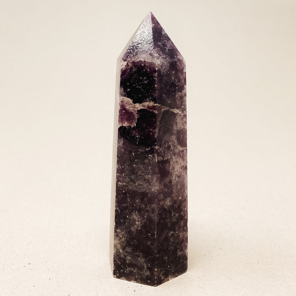 Natural Lepidolite Tower