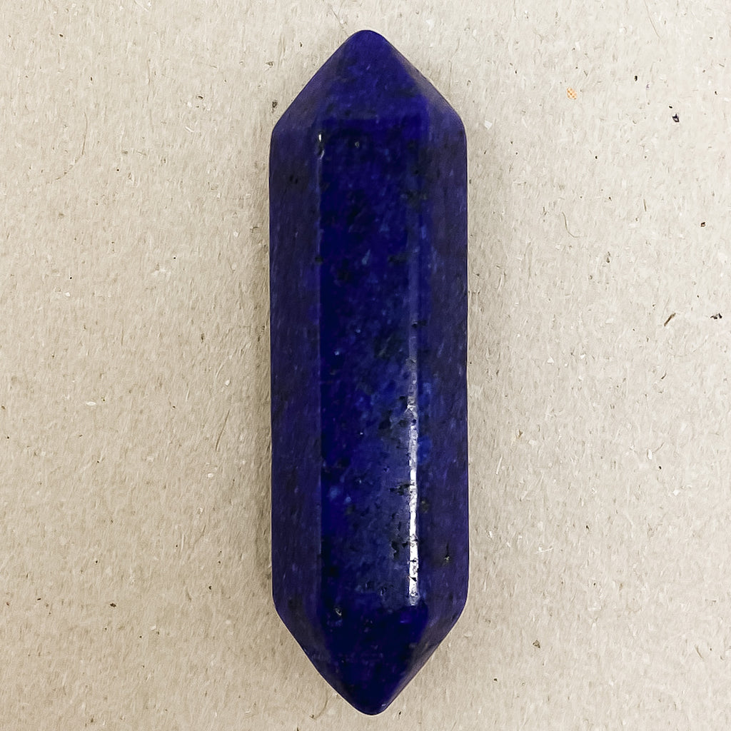 Lapis Lazuli Double Pointed Hexagonal Column