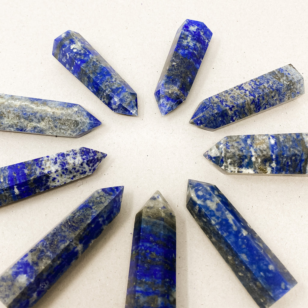 Natural Lapis Lazuli Crystal Tower