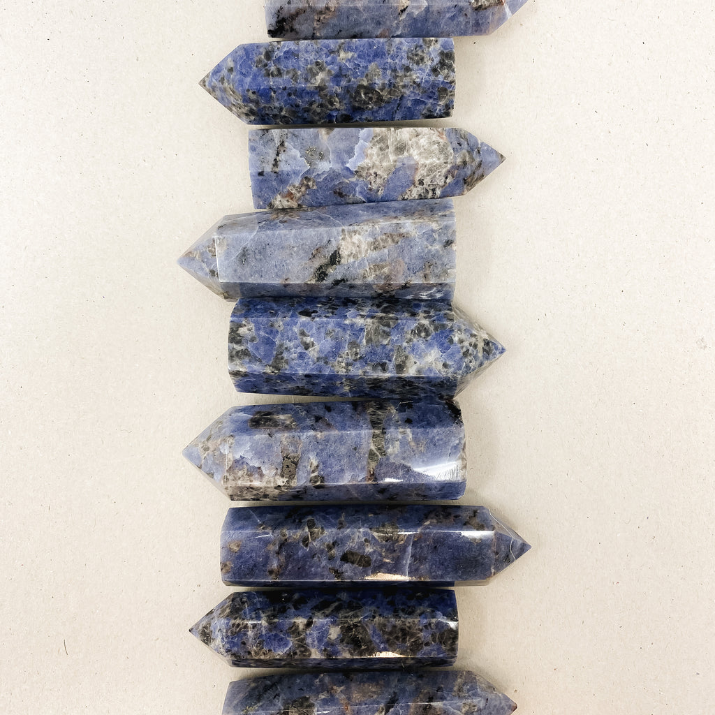 Natural Sodalite Crystal Tower