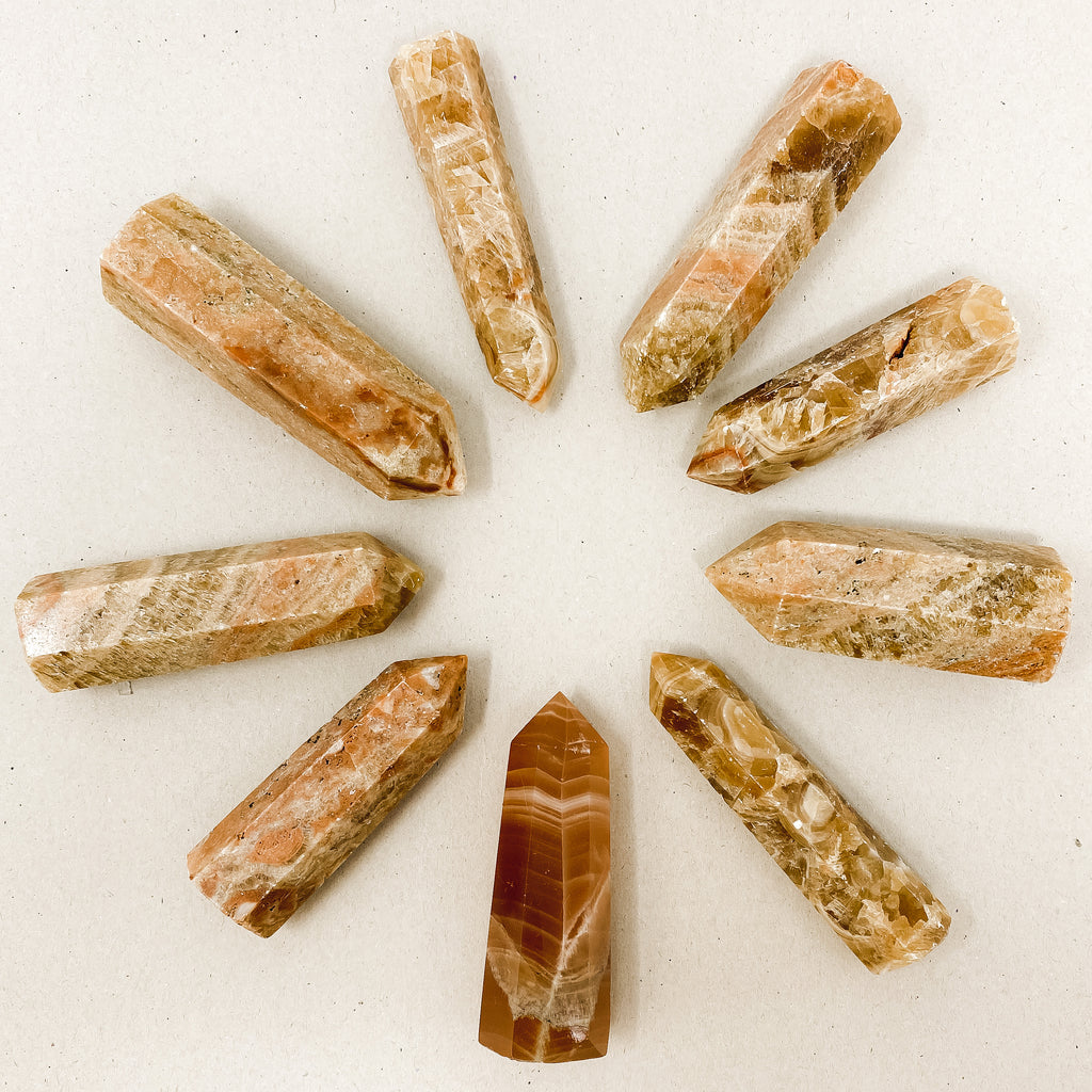 Natural Calcite Crystal Tower