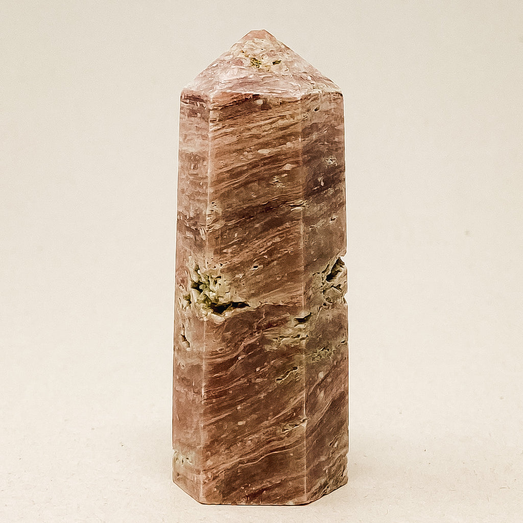 Natural Red Mica Crystal Tower