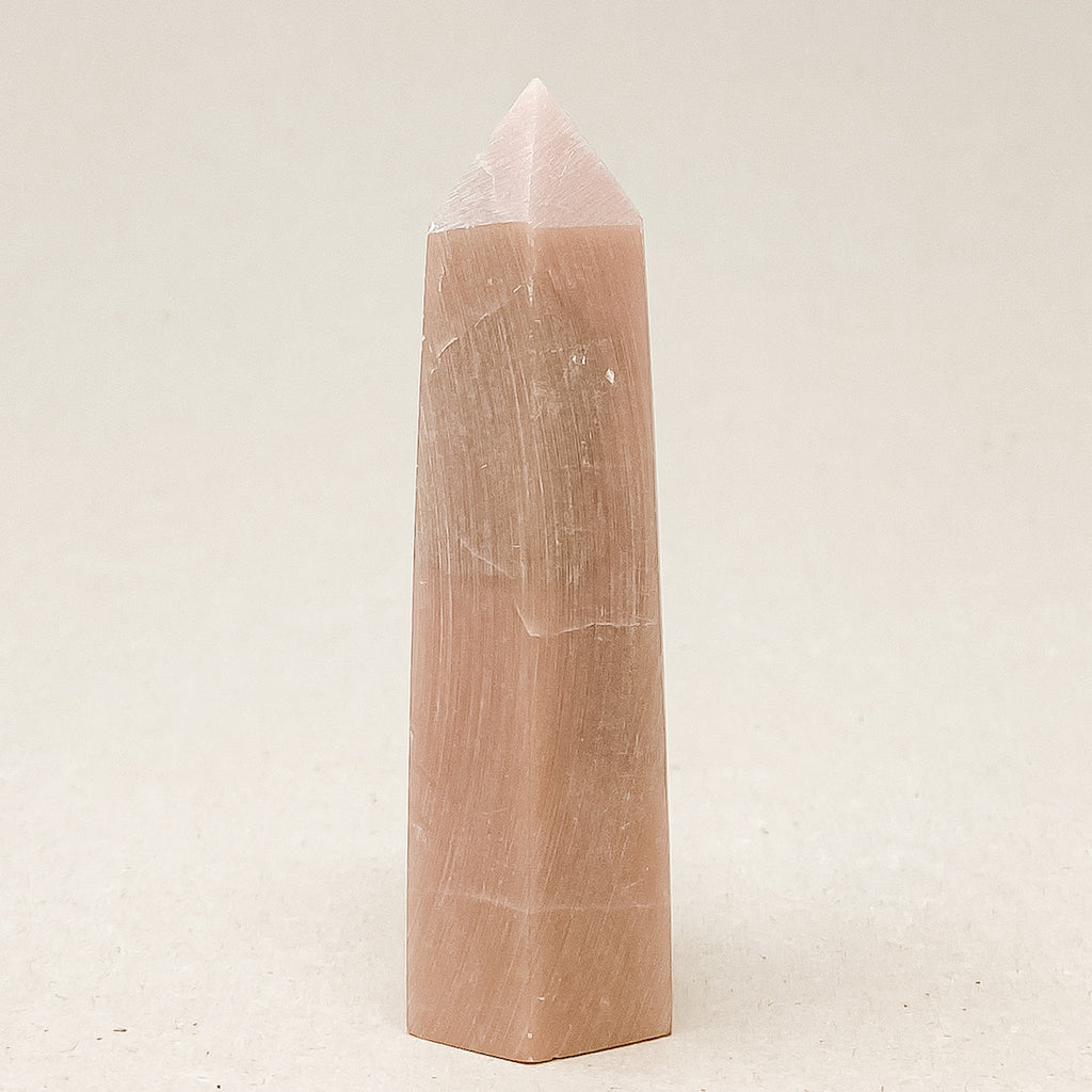 Natural Pink Opal Crystal Tower