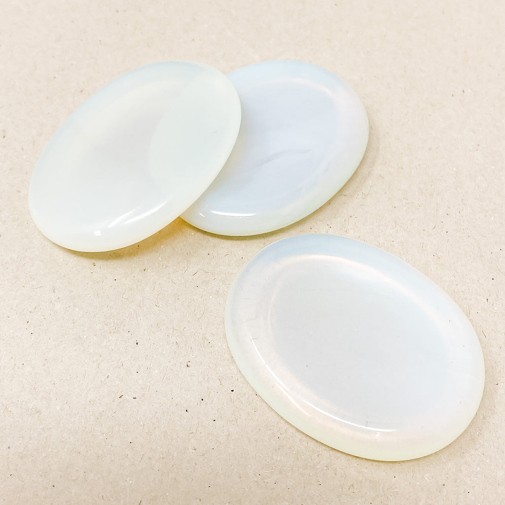 Natural Moonstone Worry Stone