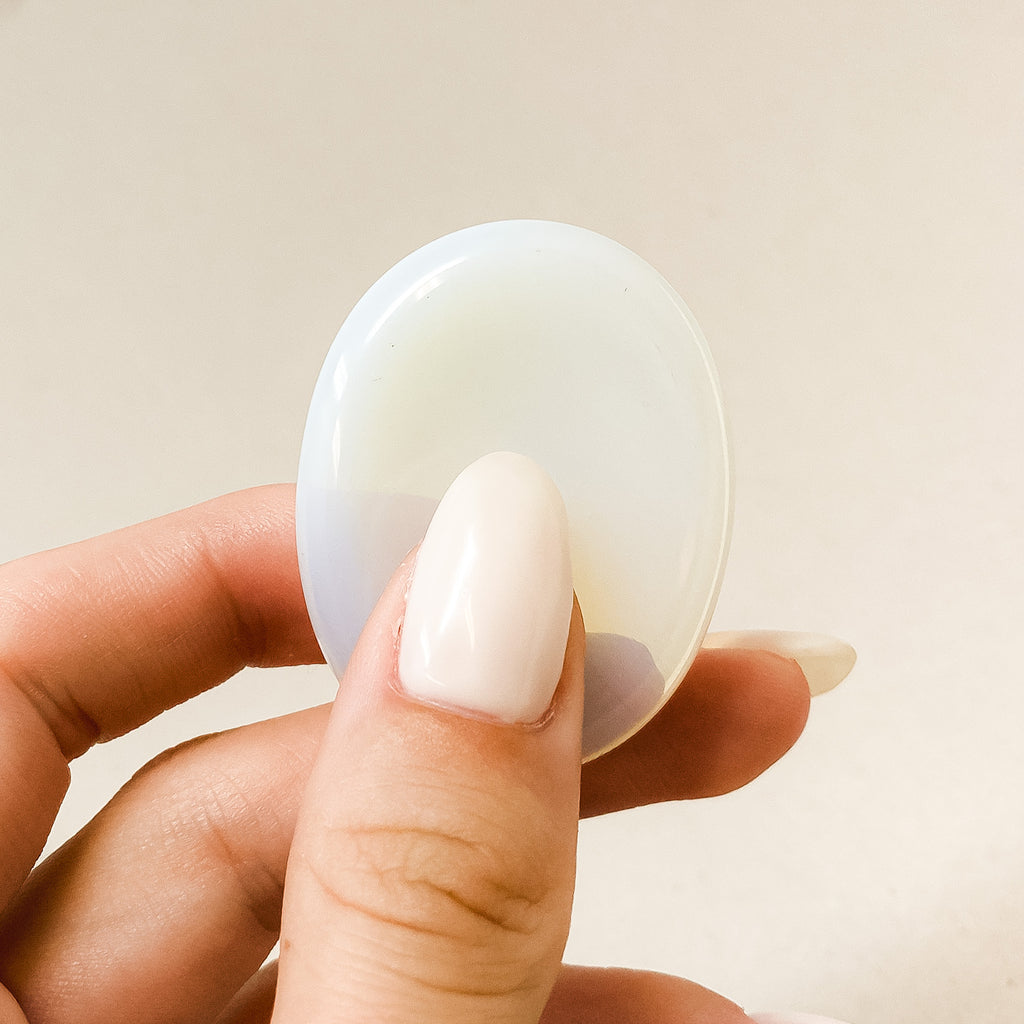 Natural Moonstone Worry Stone