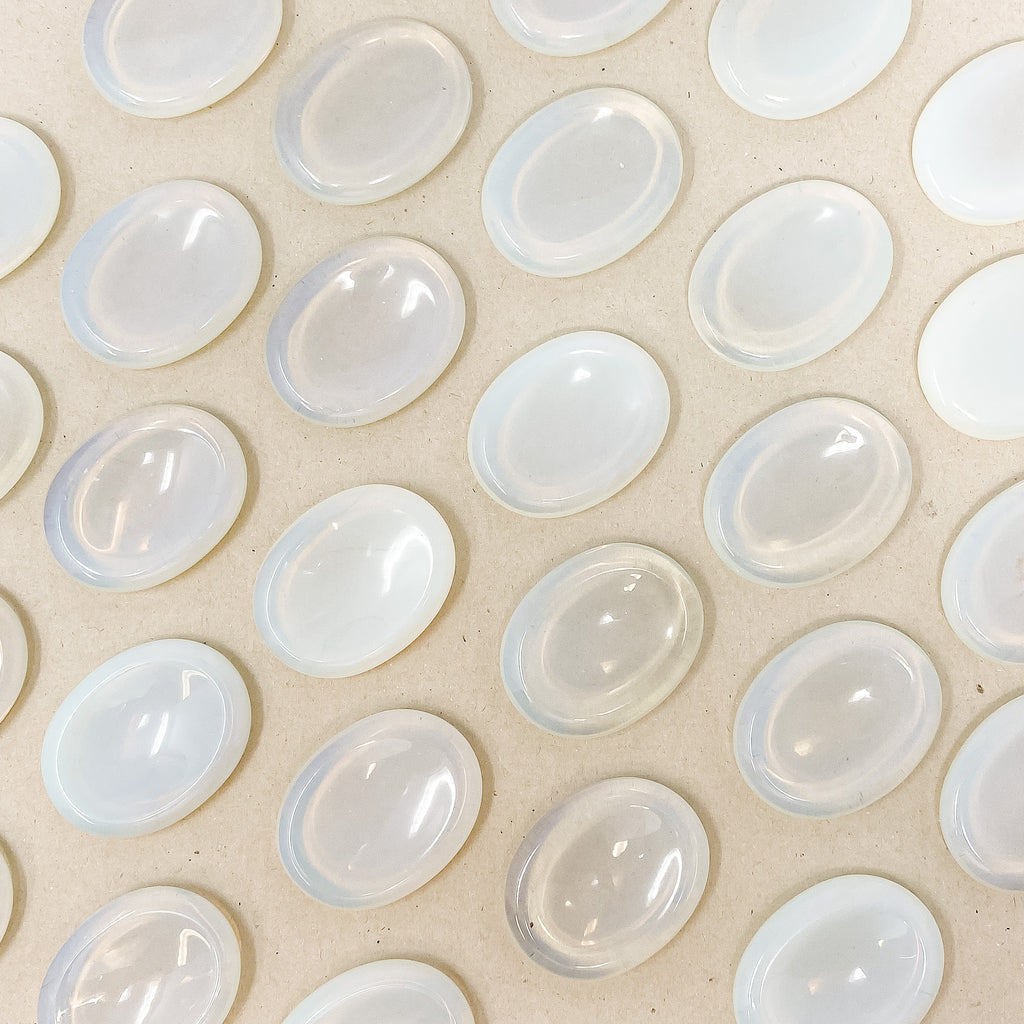 Natural Moonstone Worry Stone