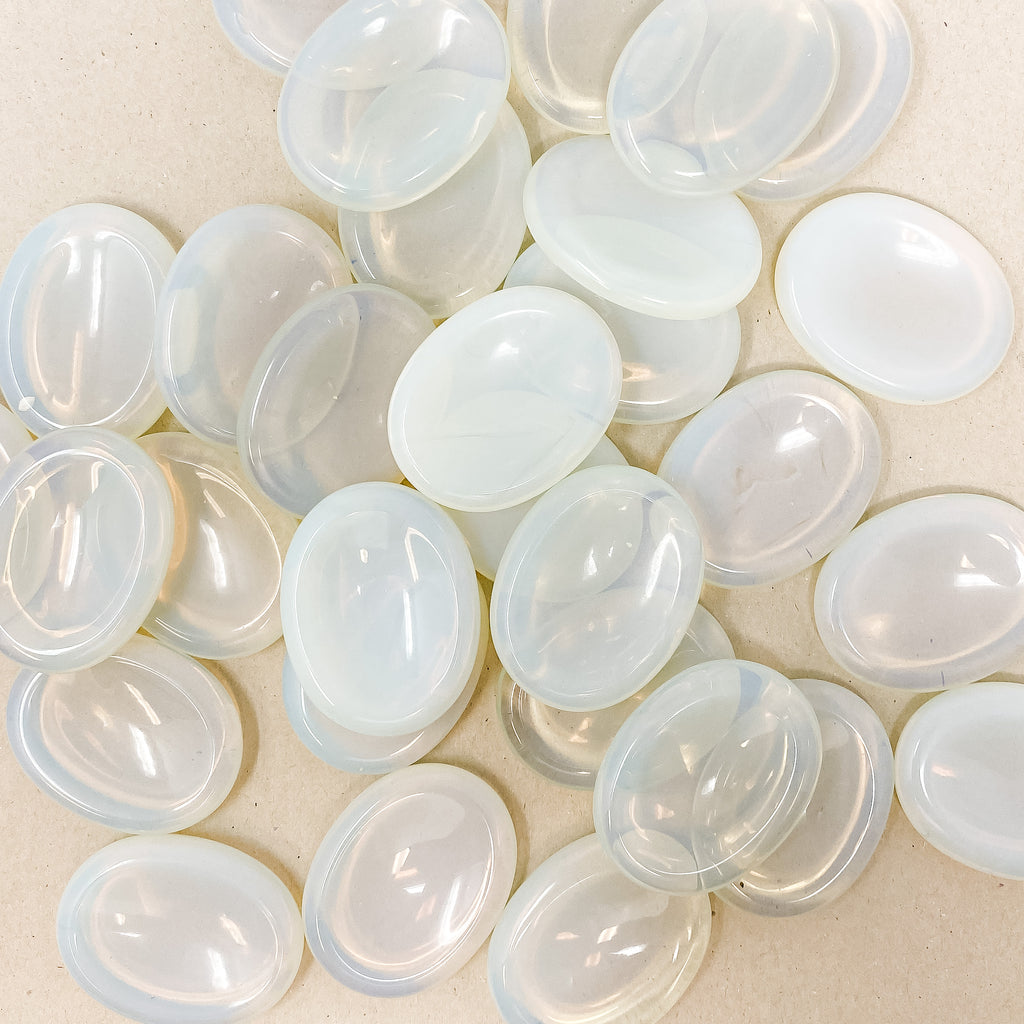 Natural Moonstone Worry Stone