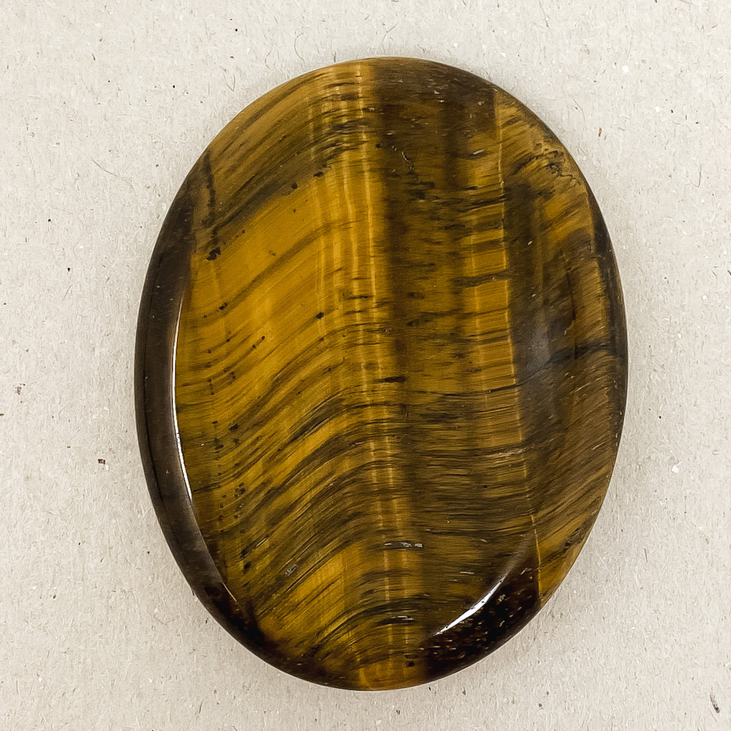 Natural Tigers Eye Worry Stones