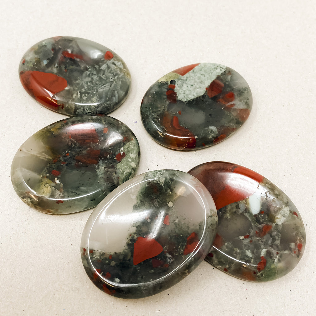 Natural Africa Blood Worry Stone