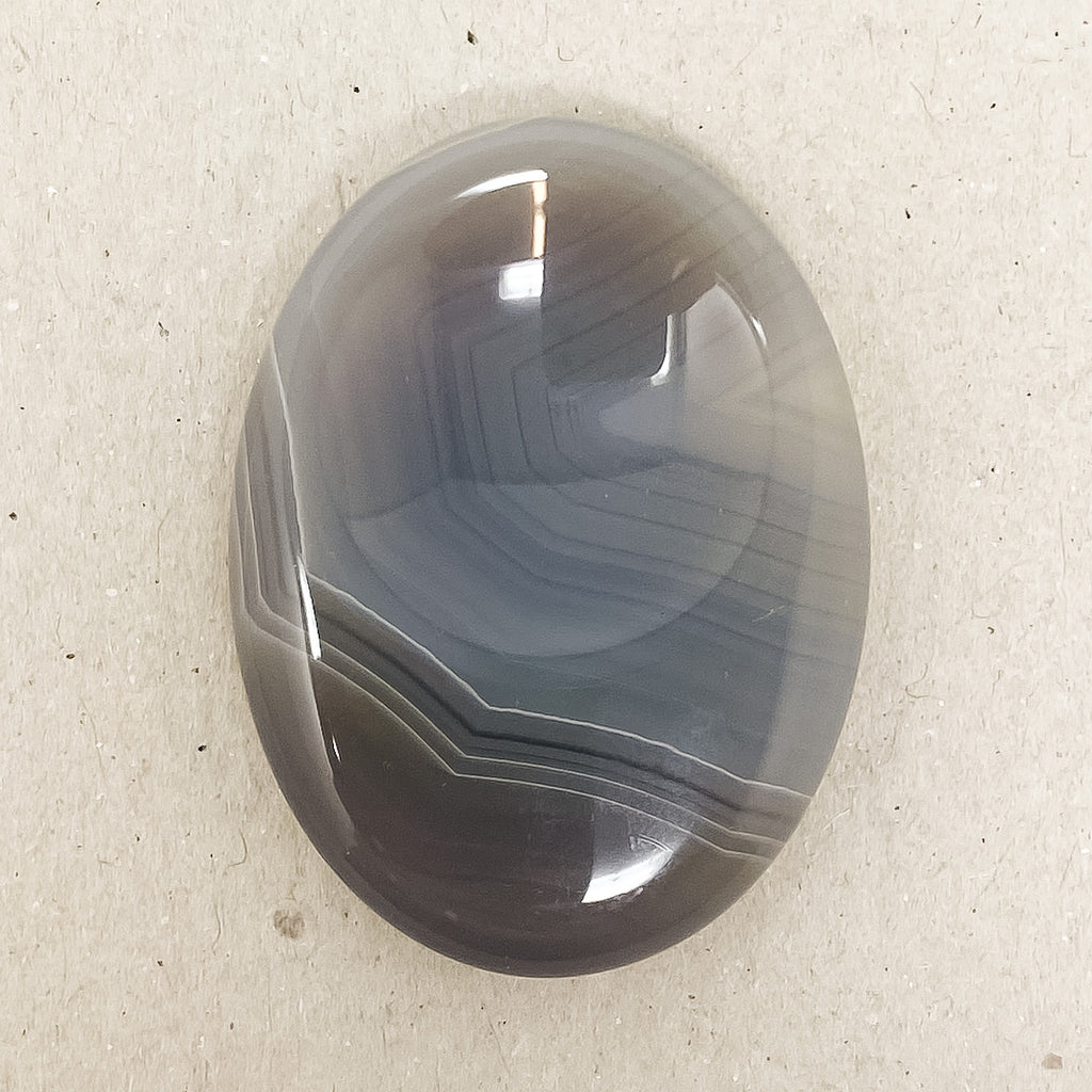 Small Gray Agate Worry Stone