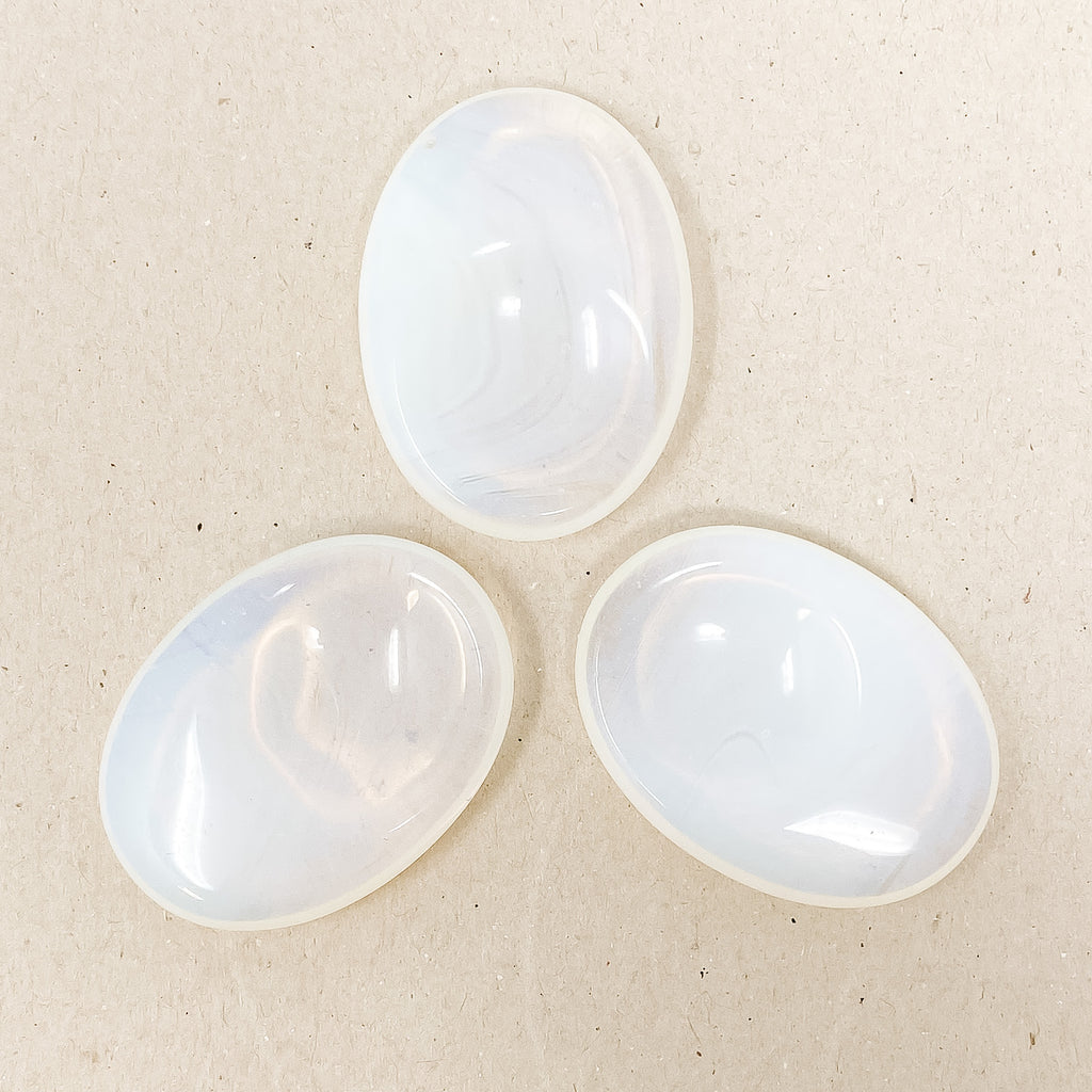 Small Moonstone Worry Stone