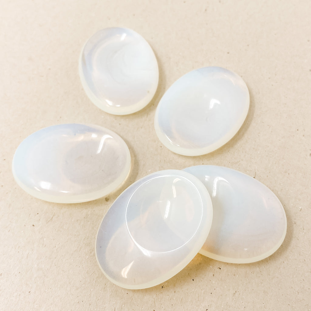 Small Moonstone Worry Stone