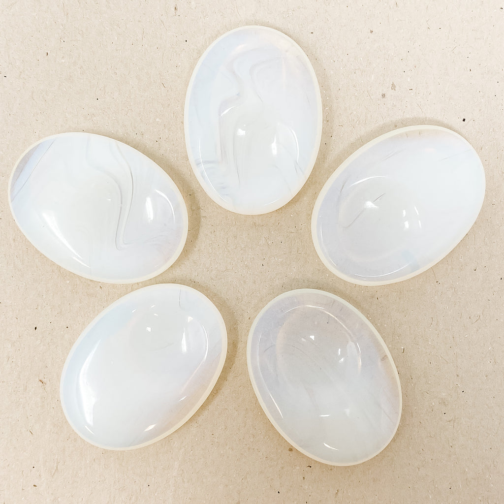 Small Moonstone Worry Stone