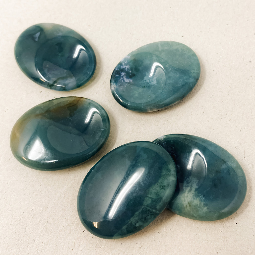 Small Indian Agate Worry Stone