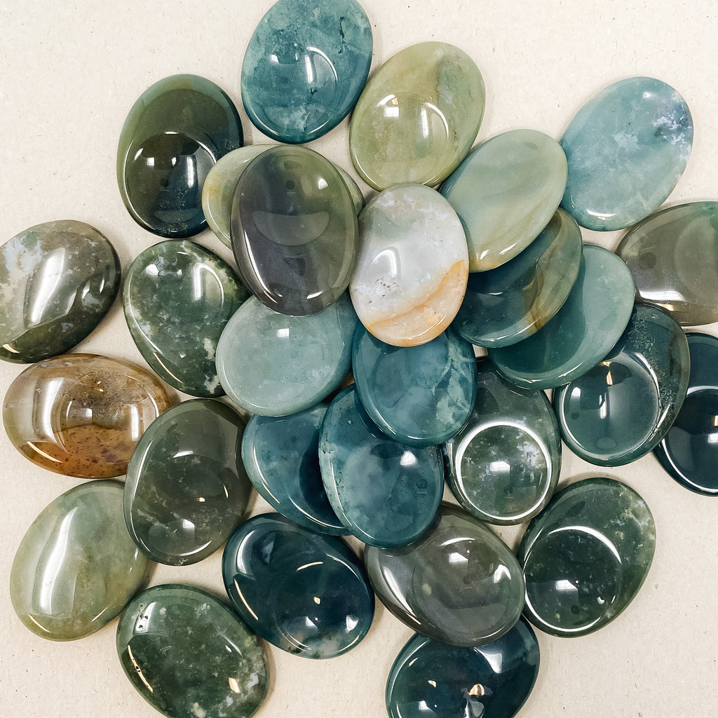 Small Indian Agate Worry Stone