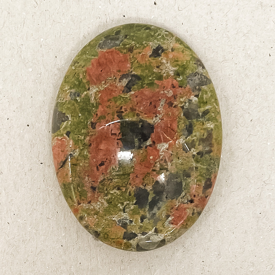 Small Unakite Worry Stone