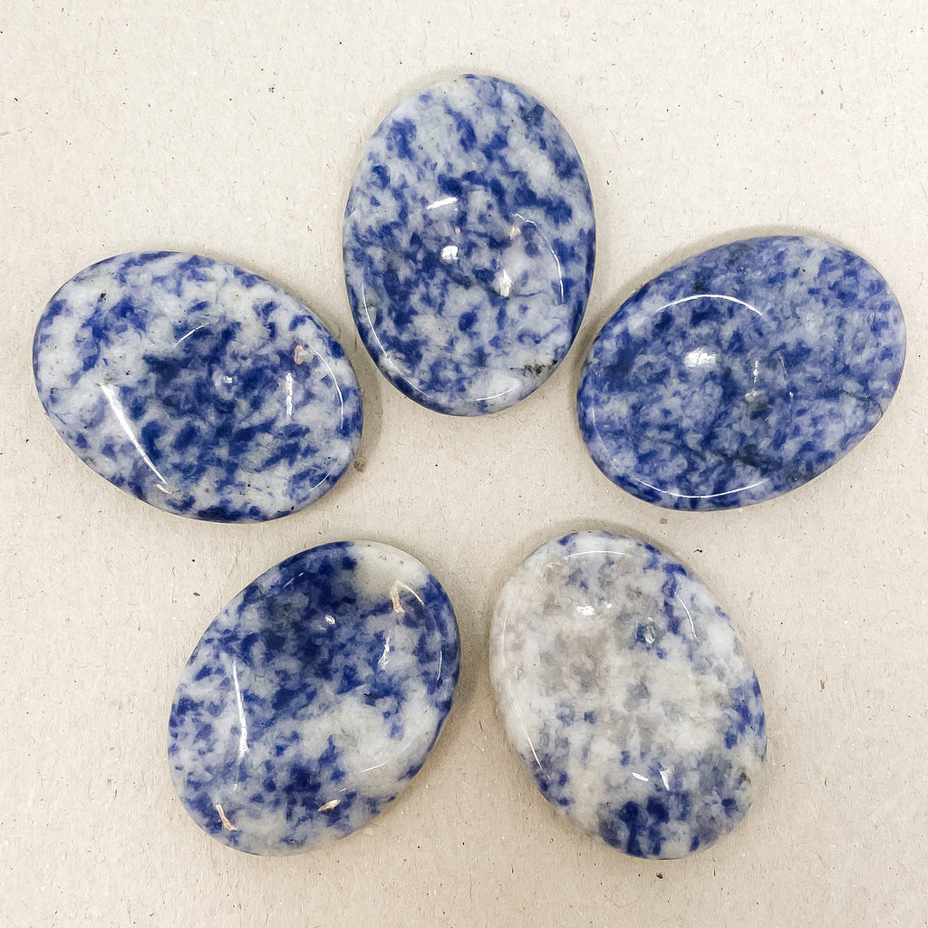 Small Sodalite Worry Stone