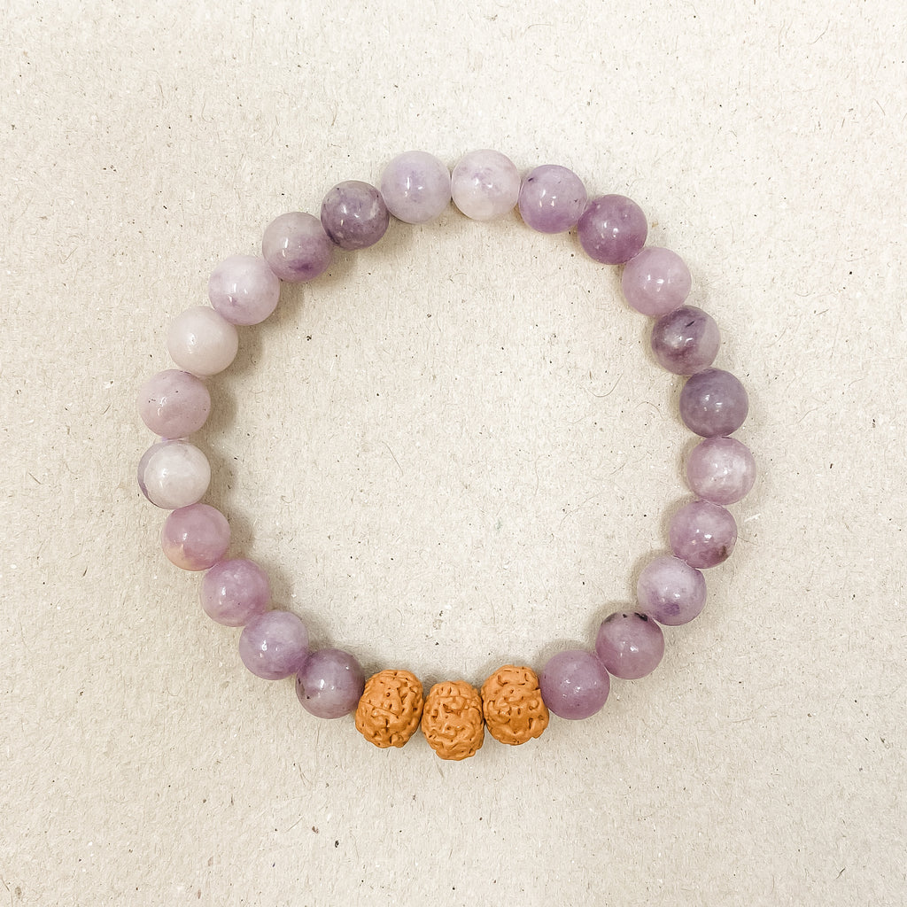 Lepidolite - Zen Diffuser Bracelet