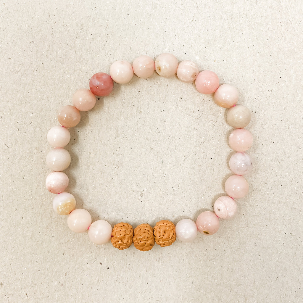 Pink Opal - Zen Diffuser Bracelet