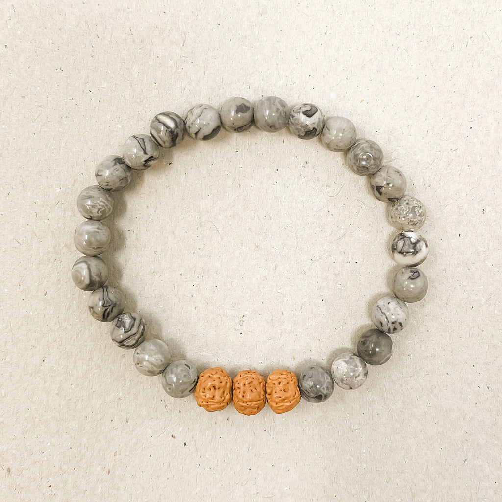 Picasso Jasper - Zen Diffuser Bracelet