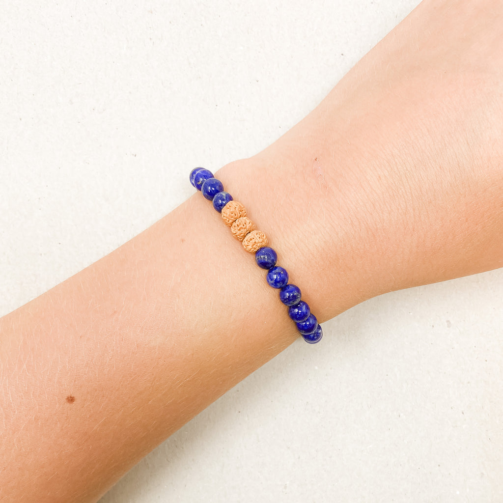 Lapis Lazuli - Zen Diffuser Bracelet