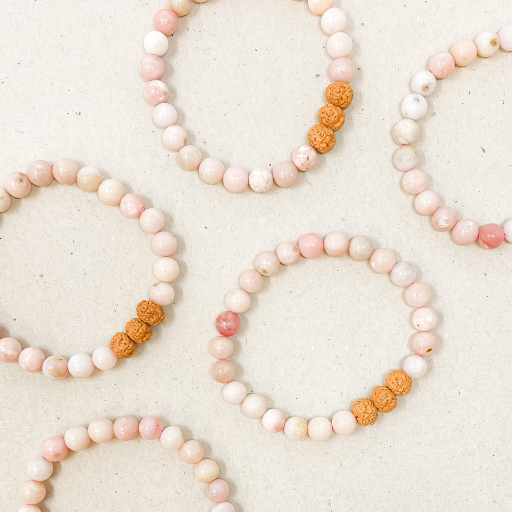 Pink Opal - Zen Diffuser Bracelet