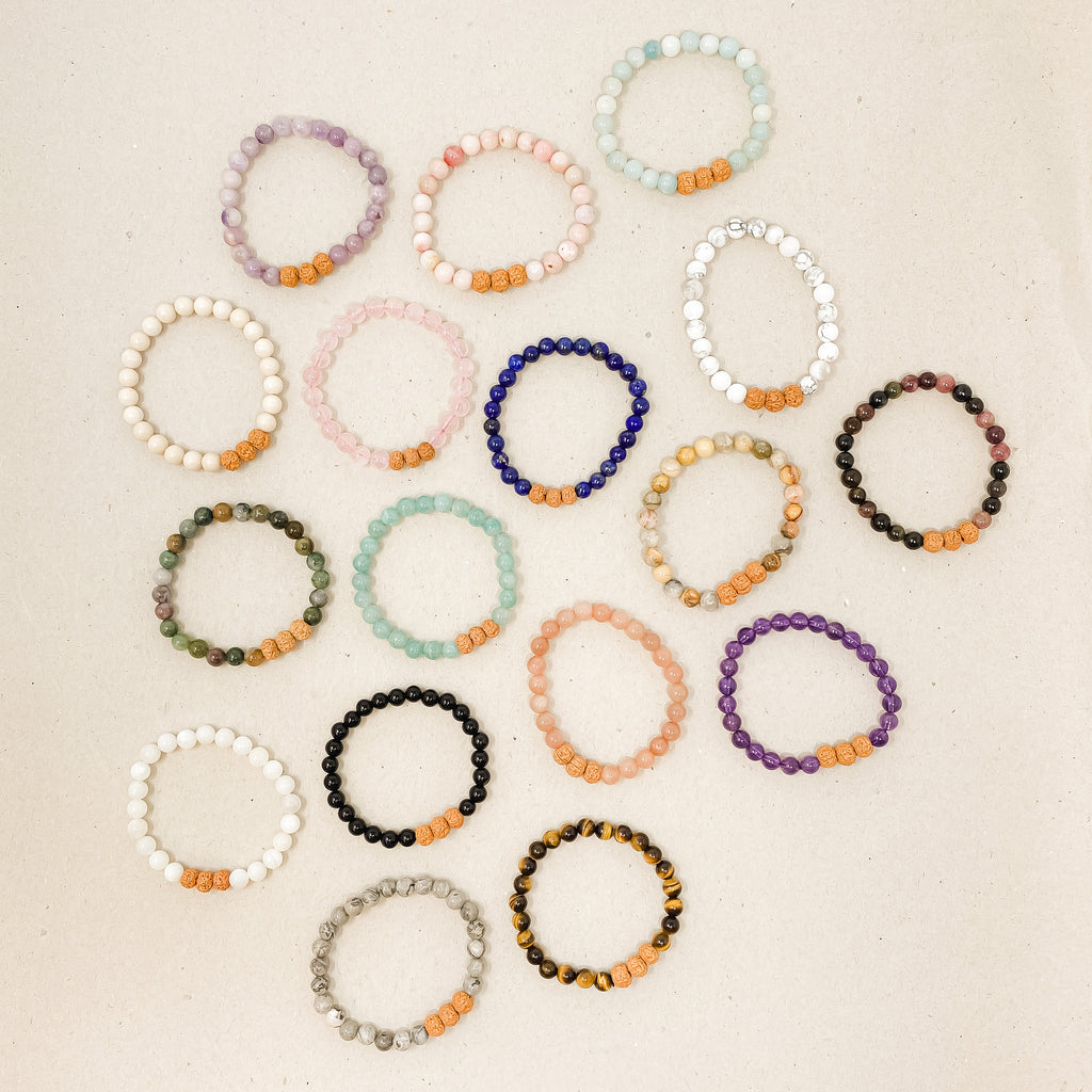 Rainbow Tourmaline - Zen Diffuser Bracelet